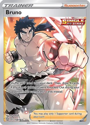 Bruno 158/163 - Battle Styles Holofoil