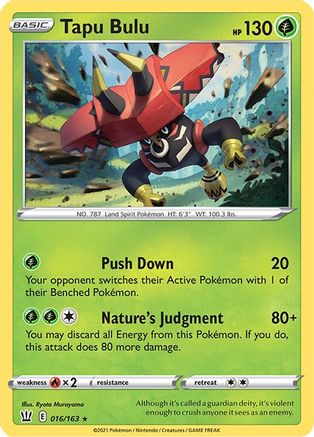 Tapu Bulu 16/163 - Battle Styles Holofoil