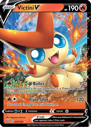 Victini V 21/163 - Battle Styles Holofoil