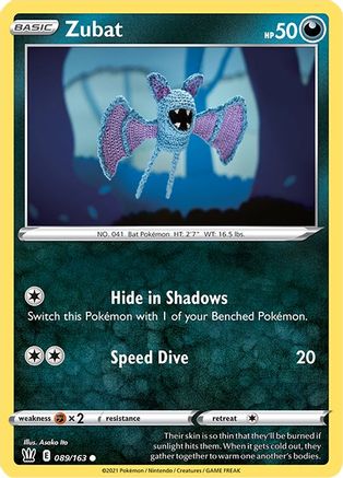 Zubat 89/163 - Battle Styles