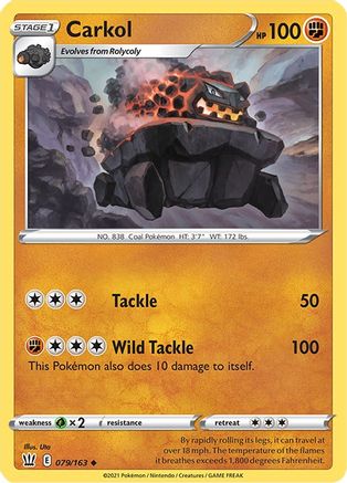 Carkol 79/163 - Battle Styles Reverse Holofoil