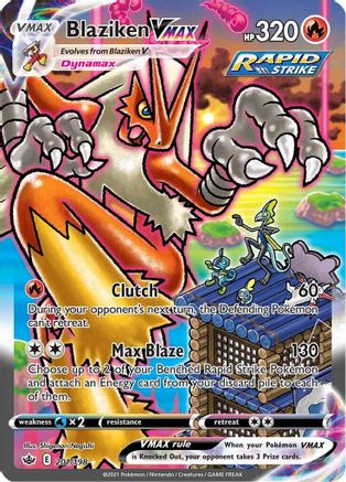 Blaziken VMAX 201/198 - Chilling Reign Holofoil