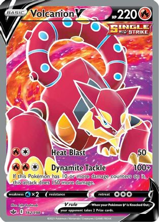 Volcanion V (Full Art) 162/198 - Chilling Reign Holofoil