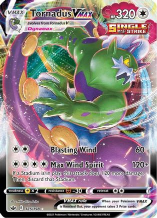 Tornadus VMAX 125/198 - Chilling Reign Holofoil