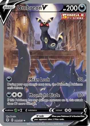 Umbreon V 189/203 - Evolving Skies Holofoil