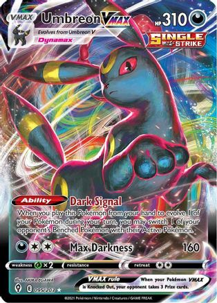 Umbreon VMAX 95/203 - Evolving Skies Holofoil