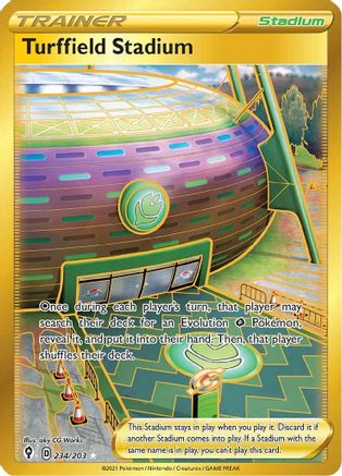 Turffield Stadium 234/203 - Evolving Skies Holofoil