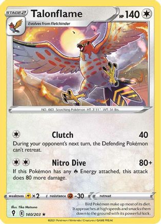 Talonflame 140/203 - Evolving Skies