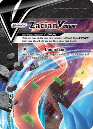 Zacian V-UNION SWSH163/307 - SWSH Black Star Promos Holofoil