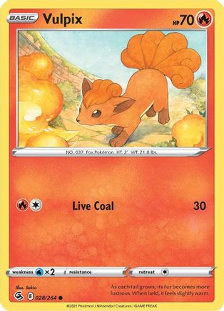 Vulpix 28/264 - Fusion Strike