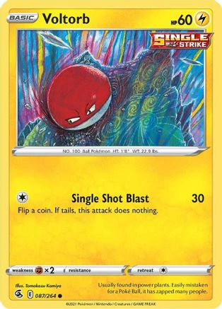 Voltorb 87/264 - Fusion Strike Reverse Holofoil