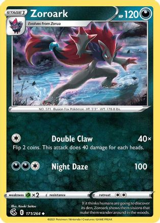 Zoroark 171/264 - Fusion Strike Reverse Holofoil