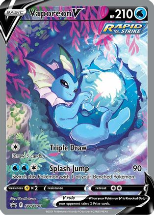 Vaporeon V SWSH181/307 - SWSH Black Star Promos Holofoil