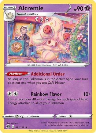 Alcremie 71/172 - Brilliant Stars Reverse Holofoil