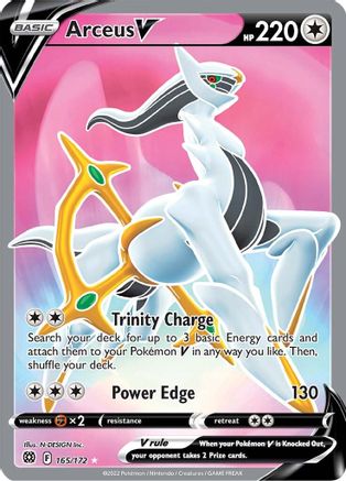 Arceus V 165/172 - Brilliant Stars Holofoil