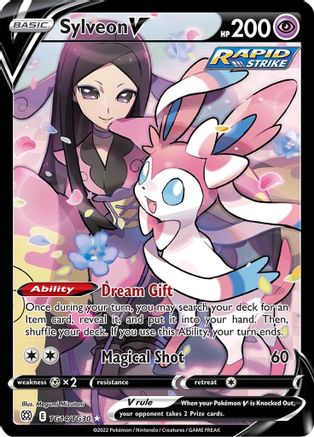 Sylveon V TG14/30 - Brilliant Stars Trainer Gallery Holofoil