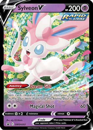 Sylveon V SWSH202/307 - SWSH Black Star Promos Holofoil