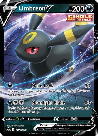 Umbreon V SWSH203/307 - SWSH Black Star Promos Holofoil