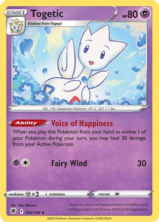 Togetic 56/189 - Astral Radiance Reverse Holofoil