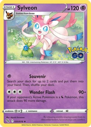 Sylveon 35/78 - Pokmon GO Reverse Holofoil