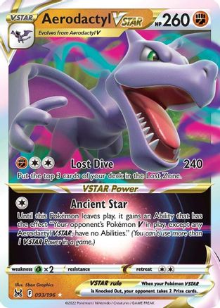 Aerodactyl VSTAR 93/196 - Lost Origin Holofoil