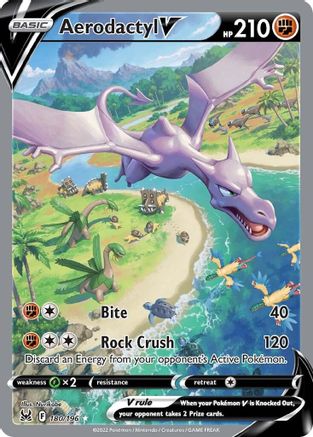 Aerodactyl V (Alternate Full Art) 180/196 - Lost Origin Holofoil