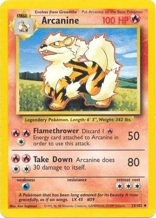 Arcanine 23/102 - Base