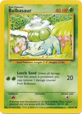 Bulbasaur 44/102 - Base