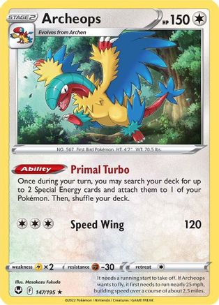 Archeops 147/195 - Silver Tempest Holofoil