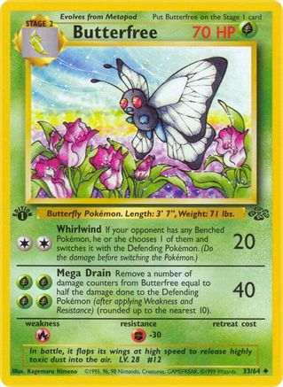 Butterfree 33/64 - Jungle Unlimited