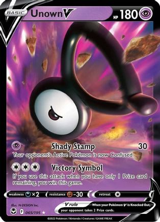 Unown V 65/195 - Silver Tempest Holofoil