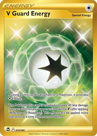 V Guard Energy 215/195 - Silver Tempest Holofoil