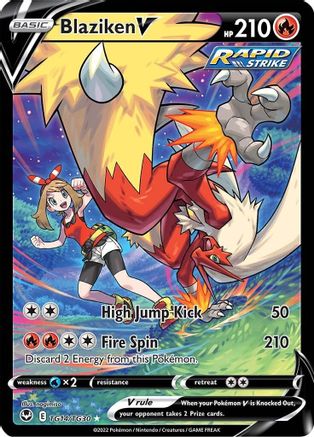 Blaziken V TG14/30 - Silver Tempest Trainer Gallery Holofoil