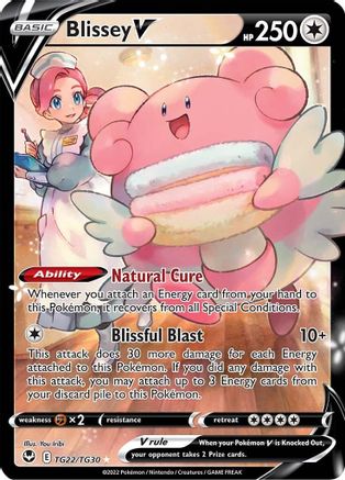 Blissey V TG22/30 - Silver Tempest Trainer Gallery Holofoil