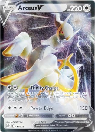 Arceus V (Metal Card) 122 - Miscellaneous Cards & Products Holofoil