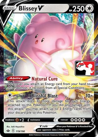 Blissey V 119 - Prize Pack Series Cards Holofoil