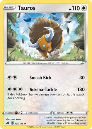 Tauros 106/159 - Crown Zenith