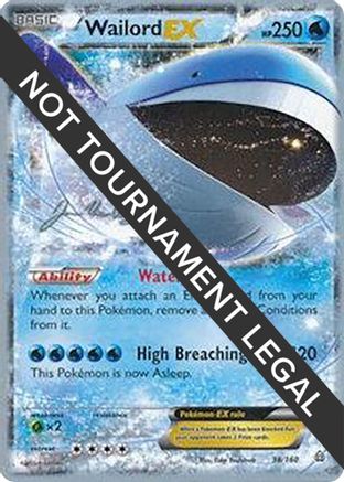 Wailord EX - 2015 (Jacob Van Wagner) 38 - World Championship Decks