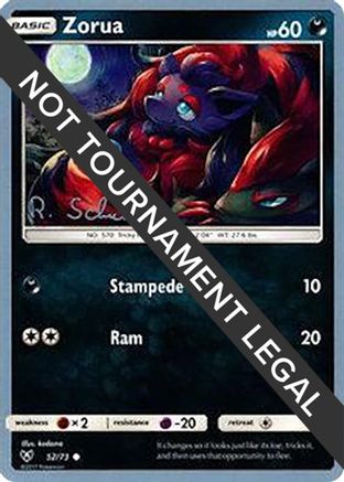 Zorua - 2018 (Robin Schulz) 52 - World Championship Decks