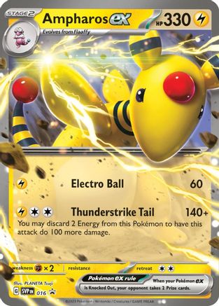 Ampharos ex 16 - SV Scarlet & Violet Promo Cards Holofoil