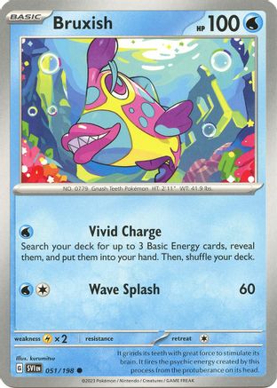 Bruxish - 051/198 51 - SV01 Scarlet & Violet Base Set