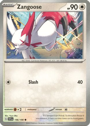 Zangoose - 146/198 146 - SV01 Scarlet & Violet Base Set Reverse Holofoil