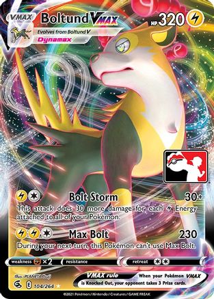 Boltund VMAX 104 - Prize Pack Series Cards Holofoil