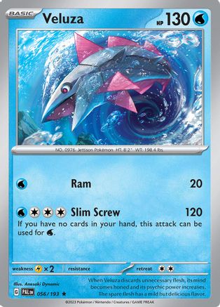 Veluza 56 - SV02 Paldea Evolved Reverse Holofoil