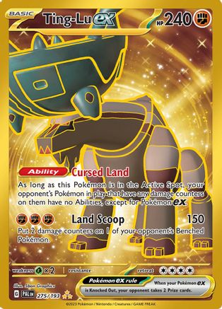 Ting-Lu ex 275 - SV02 Paldea Evolved Holofoil