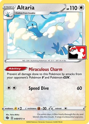 Altaria - 49/73 49 - Prize Pack Series Cards