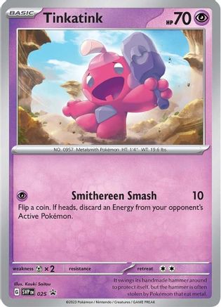 Tinkatink (Cosmo Holo) 25 - SV Scarlet & Violet Promo Cards Holofoil