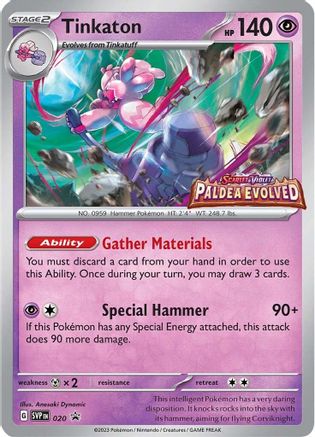 Tinkaton - 020 20 - SV Scarlet & Violet Promo Cards Holofoil