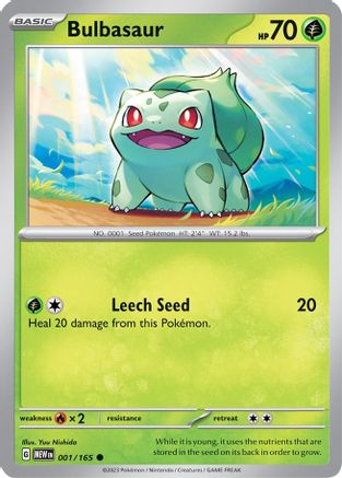 Bulbasaur 1 - SV Scarlet and Violet 151