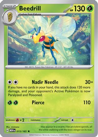 Beedrill 15 - SV Scarlet and Violet 151 Holofoil